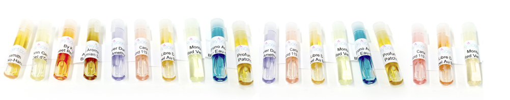 Perfume sample vials