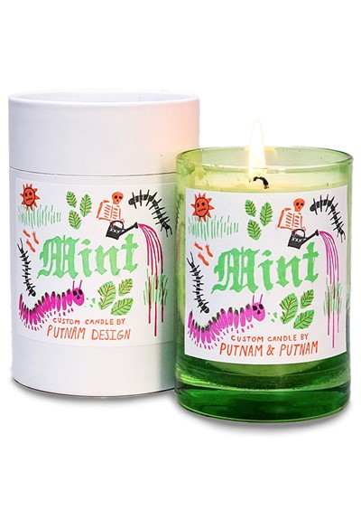 Mint Candle  Scented Candle  by Putnam Design