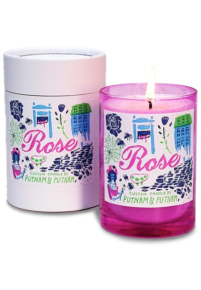 Rose Candle  Scented Candle  by Putnam Design