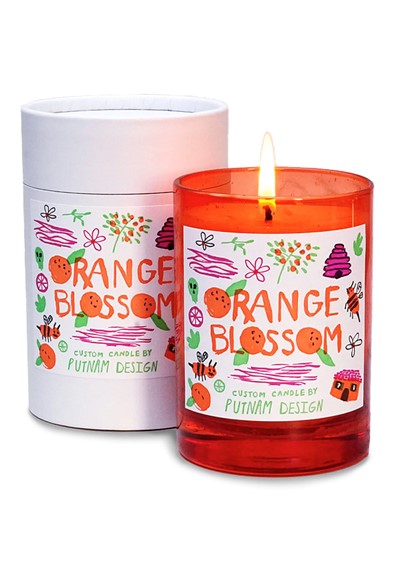 Orange Blossom  Scented Candle  by Putnam Design