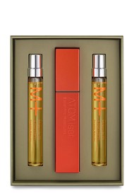 Molecule 01 + Mandarin ATOM.iser Set Travel Set by Escentric Molecules | $120