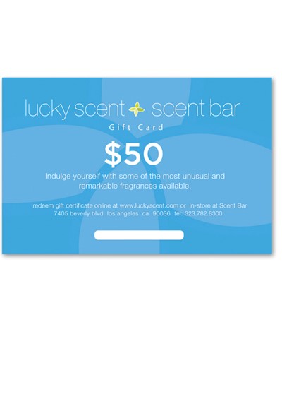 $50 Gift Card    by Luckyscent Gift Certificates