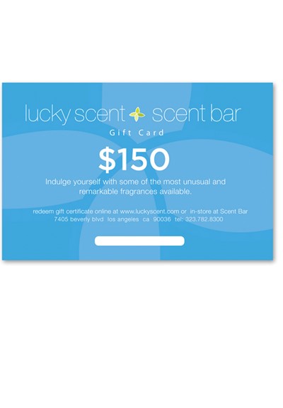 $150 Gift Card    by Luckyscent Gift Certificates