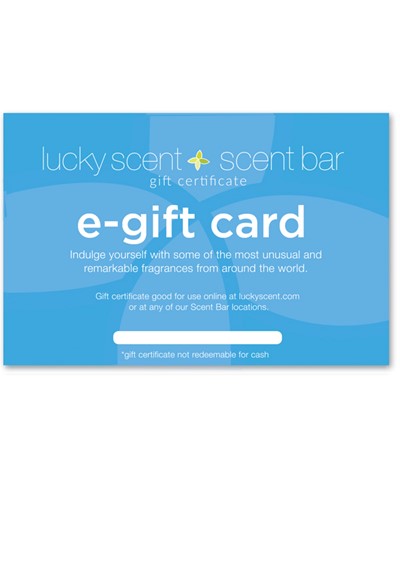 e-Certificate  (Email Delivery Only)  by Luckyscent Gift Certificates