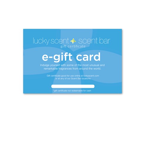 Luckyscent Gift Certificates - e-Certificate