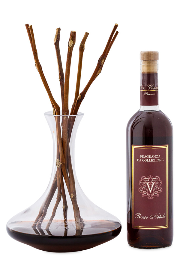 Rosso Nobile - Decanter with Vines - Deluxe Room Diffuser
