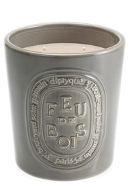 Feu des Bois Large Ceramic Candle  by Diptyque | $430