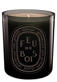 Feu de Bois Gris Candle Colored Glass Candle by Diptyque | $115
