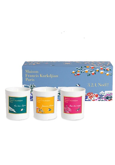 Holiday Trio Candle Set  Scented Candle Trio  by Maison Francis Kurkdjian