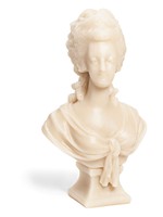 Marie Antoinette Wax Bust - Stone by Trudon