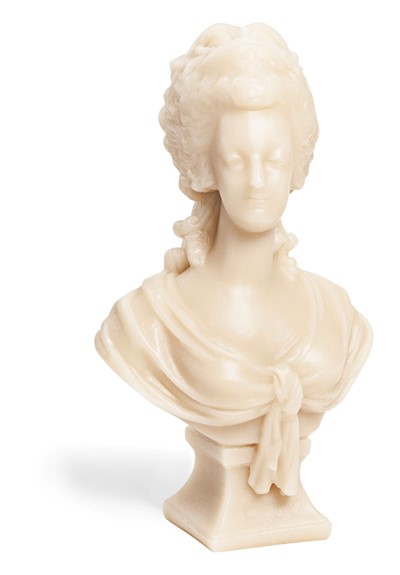 Marie Antoinette Wax Bust - Stone    by Trudon