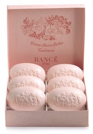 Tuberose- Box Of 6 Soaps Scented Bar Soap by Rance | $65