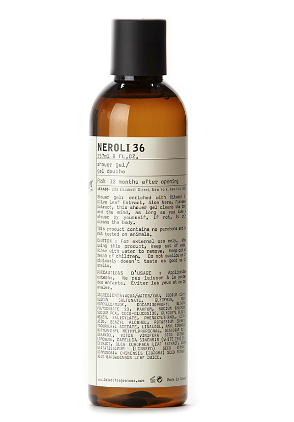 Neroli 36 Shower Gel by Le Labo Body Care | Luckyscent