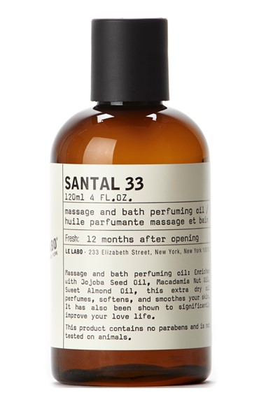 Santal 33 Massage and Bath Oil    by Le Labo Body Care