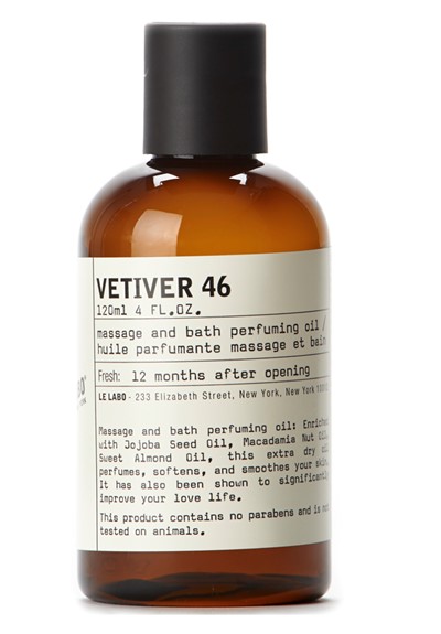 Vetiver 46 Massage and Bath Oil    by Le Labo Body Care