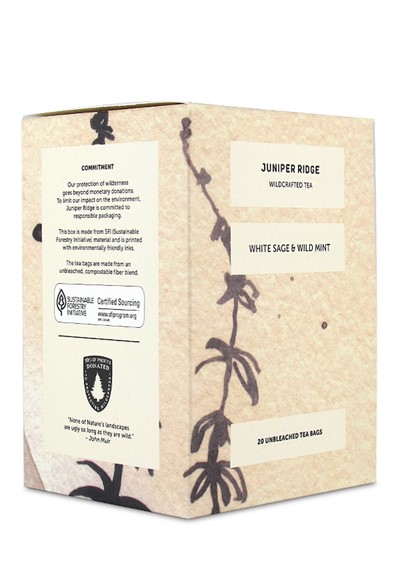 White Sage and Wild Mint  Wild Harvested Tea  by Juniper Ridge