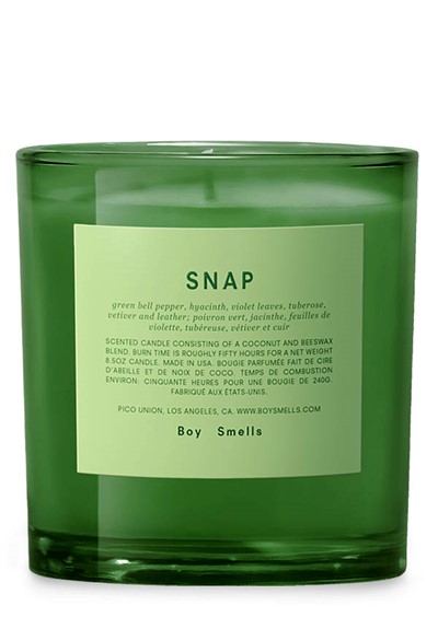Snap  Scented candle  by Boy Smells
