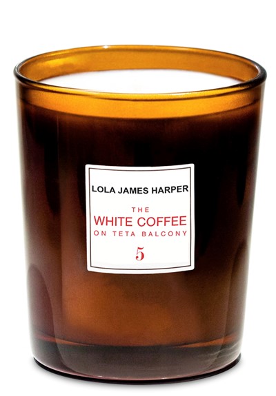 The White Coffee on Teta Balcony Candle  Scented Candle  by Lola James Harper