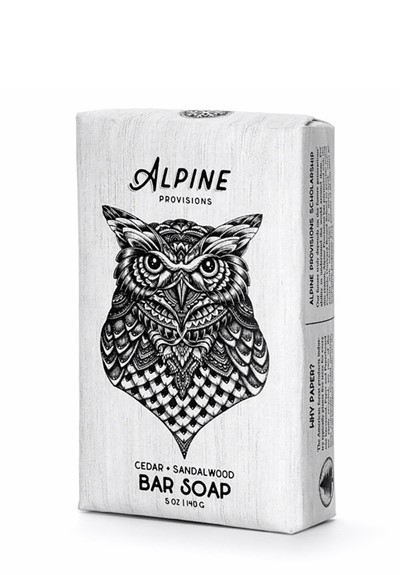 Cedar + Sandalwood Bar Soap    by Alpine Provisions