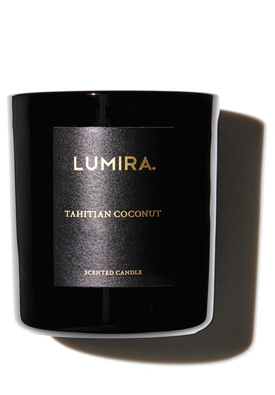 Tahitian Coconut  Scented Candle  by Lumira