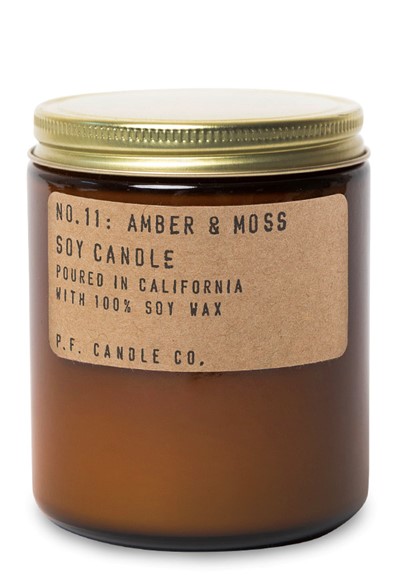 Amber & Moss  Scented Candle  by P. F. Candle Co.