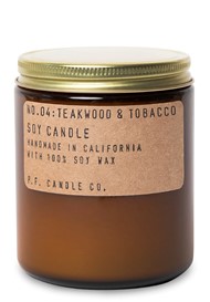Teakwood & Tobacco Scented Candle by P. F. Candle Co. | $24